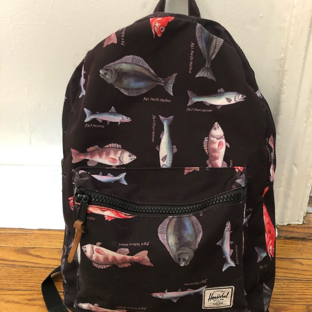 Hershel settlement backpack fish print
